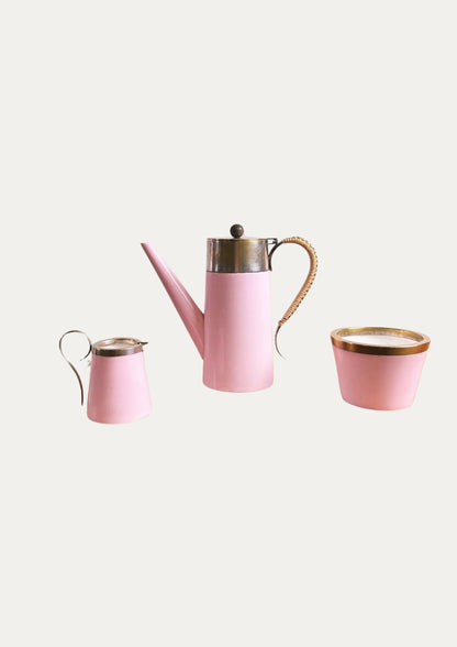 Wedgwood Puderrosa Teeservice ⎜ 1950er Jahre
