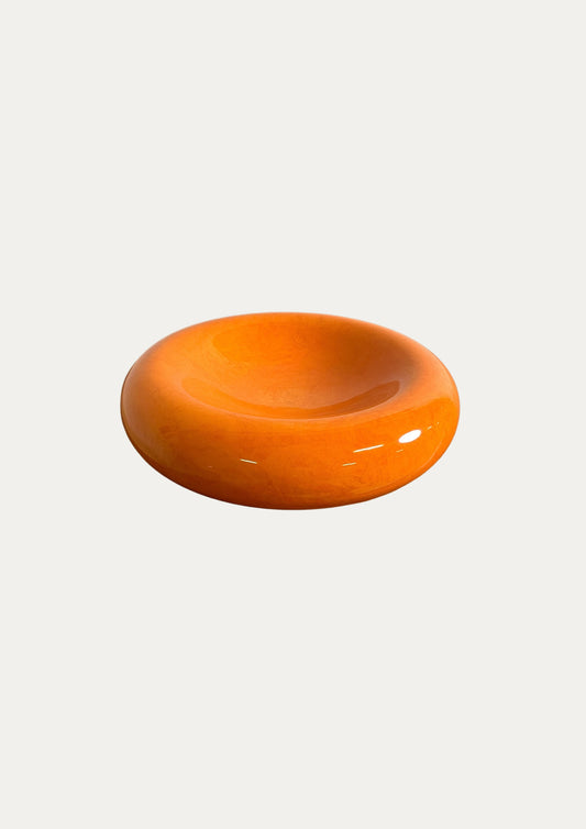 SUMO GM Orange Enameled Pocket Empty / Ashtray ⎜ 60s