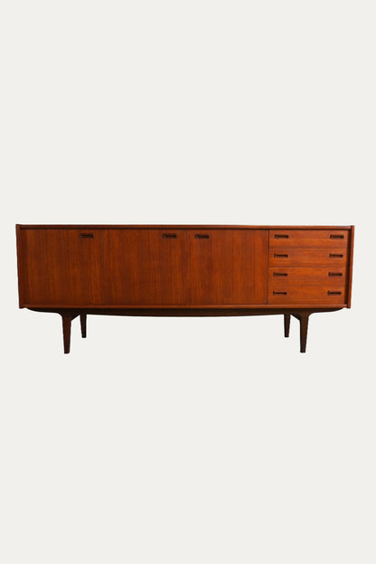 Grande enfilade vintage scandinave en teck ⎥ années 1960